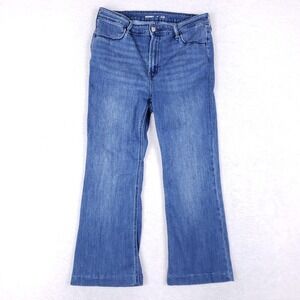 Old Navy High Rise Flare Jeans 14 Medium Wash